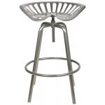 Industriele kruk grijs